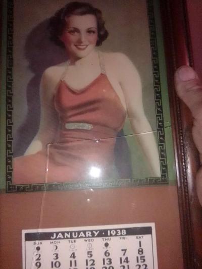 old calenders with vintage never used 1938 2 off them 1 1942 - Thumbnail 2
