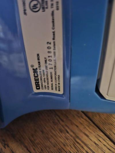 oreck steam iron cord cordless brand new - Thumbnail 2