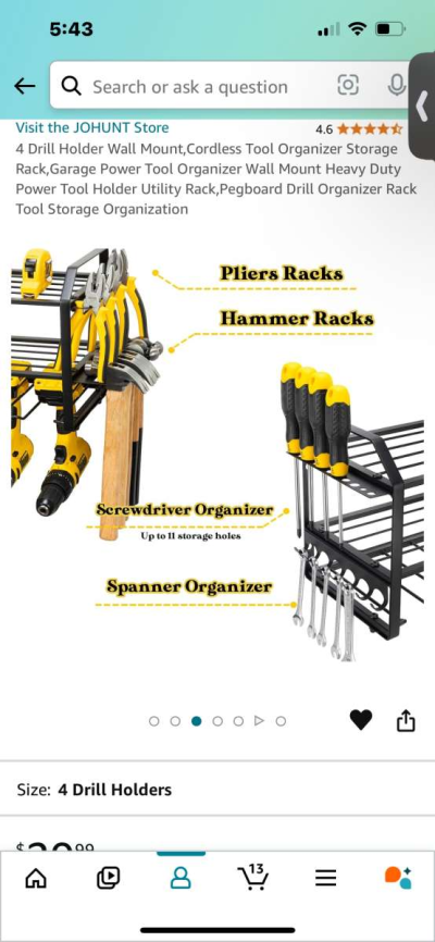 tool holder shelf - Thumbnail 2