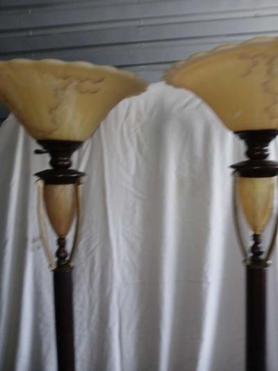 antique torchiere floor lamps - Thumbnail 6