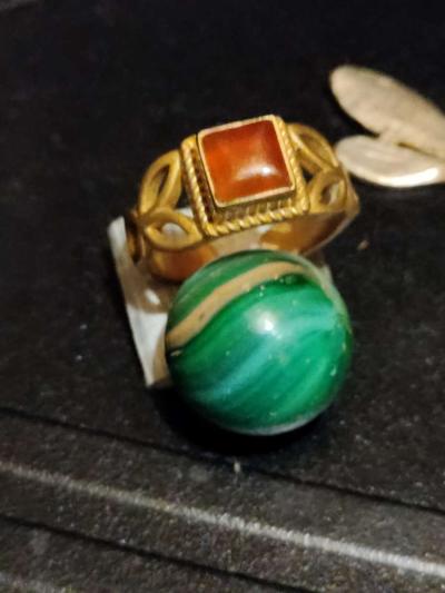 ring a chain  charm old marble - Thumbnail 4