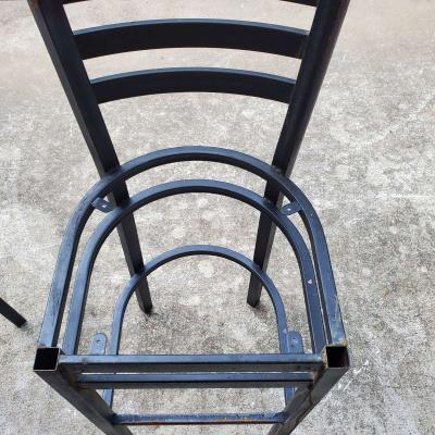 3 Bar Height Metal Chairs  No Seat Cushions  RRR Furniture - Thumbnail 2