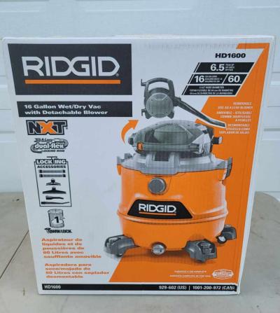 Ridgid 16 Gallon Wet Dry Vac with Detachable Blower - Thumbnail 5