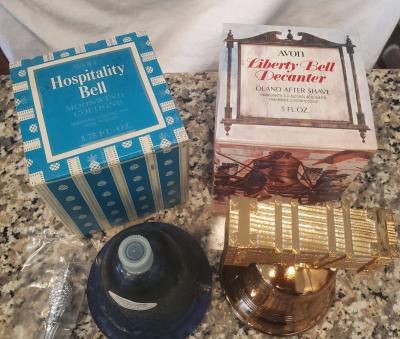 2 New in Box Avon 70s Cologne Bells - Thumbnail 2
