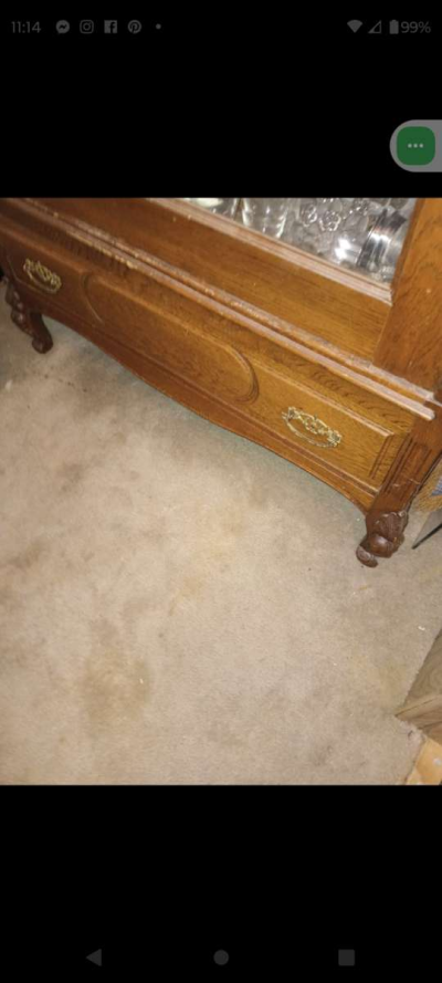 Tall Believed Glass Cabinet - Bakersfield, California