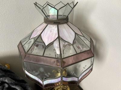 old Vincents lamp shade and lamp - Thumbnail 6