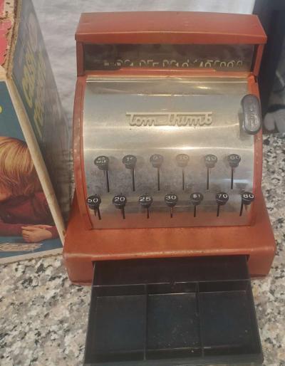 1970s vintage Tom Thumb Cash Register - Thumbnail 6