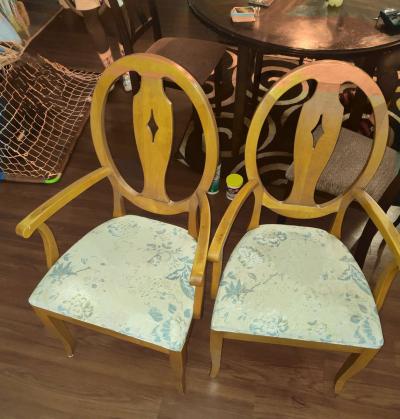 Set of 2 Ethan Allen Country Colore chairs