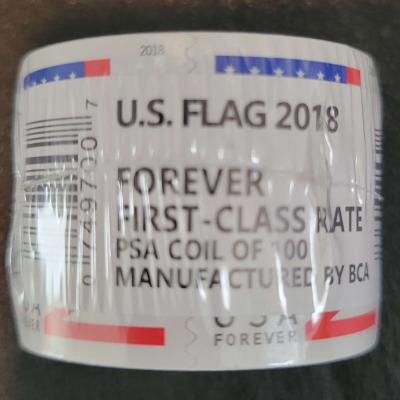 New Coils of 2018 USPS Forever Stamps  80 rolls in stock - Thumbnail 2