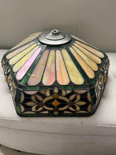 old vintage lamp shade - Thumbnail 6