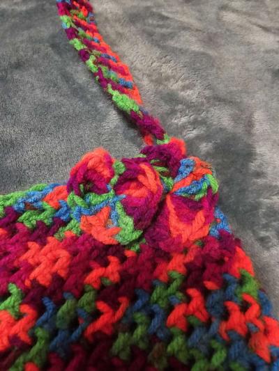 Crocheted Crossbody bag - Thumbnail 3