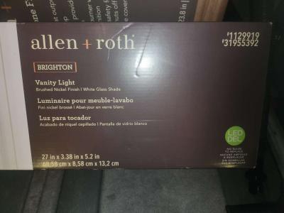Allen and Roth Brighton LED Vanity Light BRAND NEW - Thumbnail 3