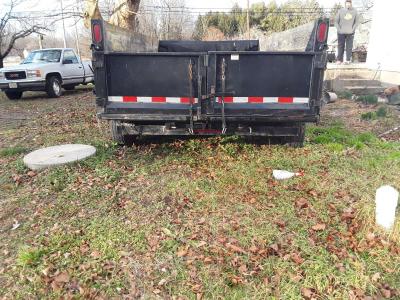 2018 sure track Dump  Trailer Tag along dual Rams  Alxes - Thumbnail 6