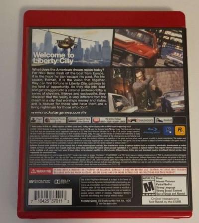 GTA IV Game PS3 - Thumbnail 3