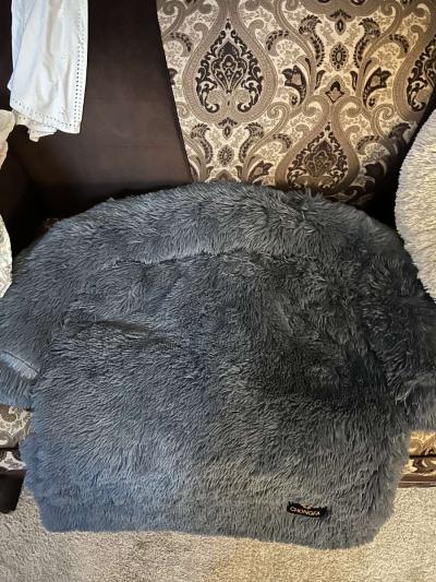 Navy Blue Comfy and cozy medium pet bed - Thumbnail 2