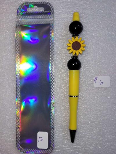 Hand beaded pens    Black ink - Thumbnail 6