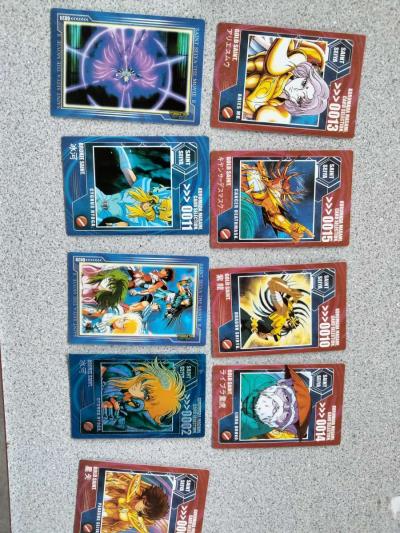 Vintage Caballeros del zodiaco cartas - Thumbnail 2
