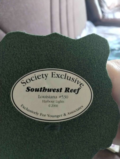 Harbour Lights 530  SOUTHWEST REEF Louisiana Lighthouse  200 - Thumbnail 3