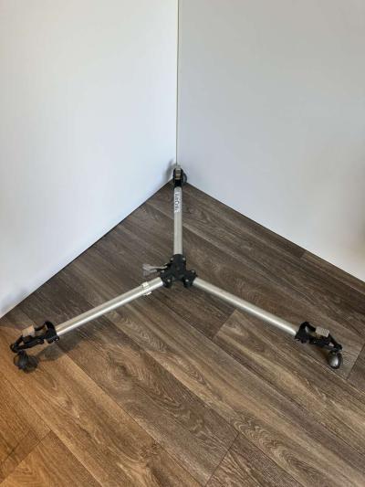 Manfrotto Bogen 3035 Geared Center Tripod and auto dolly - Thumbnail 5