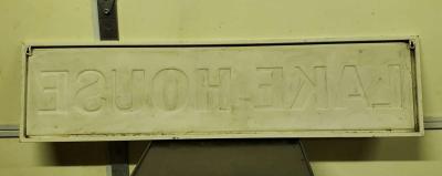 Lake House Metal Sign  48 x 12  Rustic  RRR Signs - Thumbnail 2