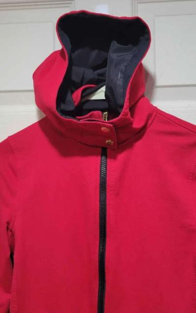 LRL Ralph Lauren Red and Black Hooded Athletic Jacket Woman - Thumbnail 4