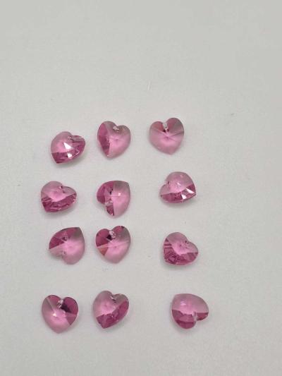 Swarovski Rose Colored Hearts - Thumbnail 3