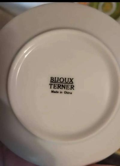 Bijoux Terner set of 3 tea cups with saucers - Thumbnail 3