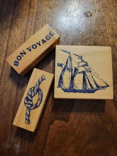 Ocean theme rubber stamps - Thumbnail 2