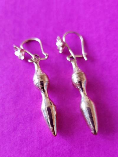 18k gold filled long earring