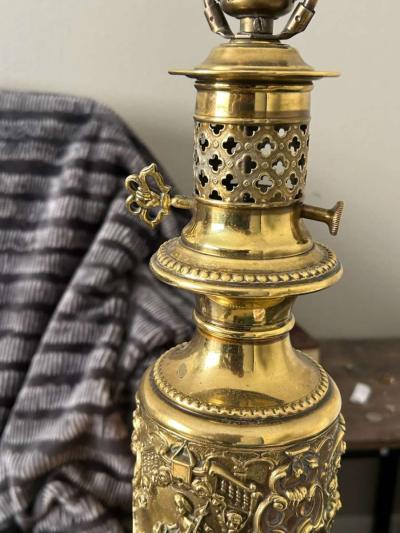 vintage gold lamp - Thumbnail 5