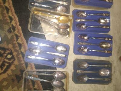 Vintage Silver plated President Spoons - Thumbnail 3