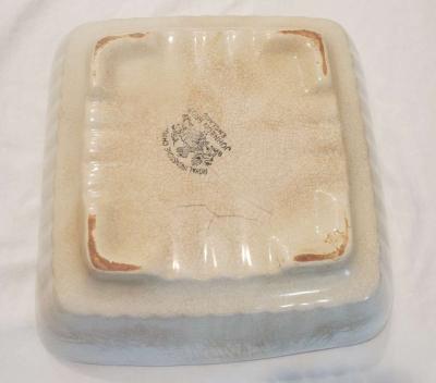 Vintage Brown Transferware Royal Ironstone China bowl Alfred - Thumbnail 2