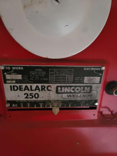 Lincoln idealarc welder 250 - Gouldsboro, Pennsylvania
