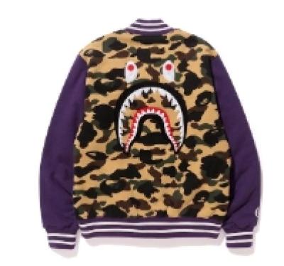bape variety jacket purple shark - Thumbnail 2