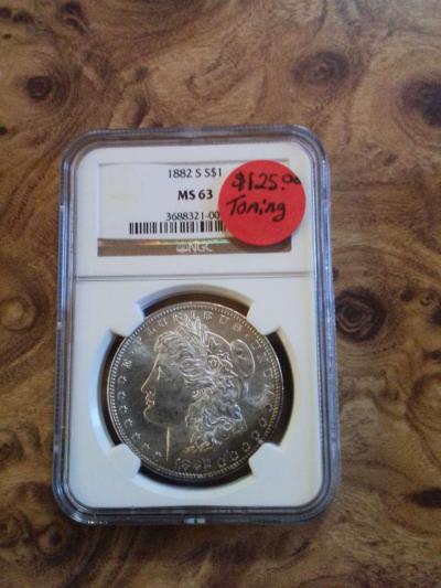 NGC Graded Morgans and Peace dollars - Thumbnail 3