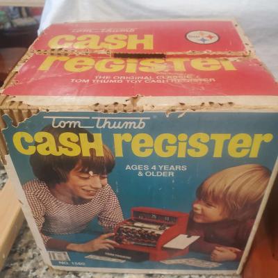 1970s vintage Tom Thumb Cash Register - Thumbnail 2