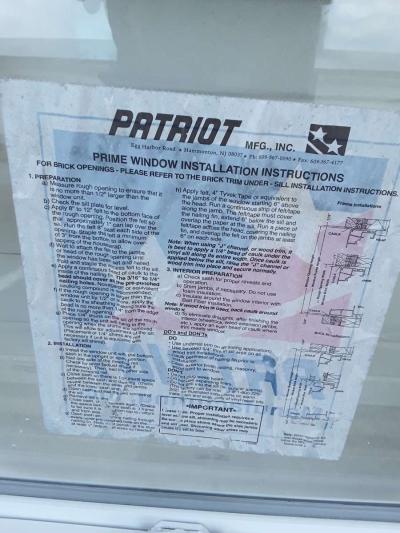 Nice White Double Hung Patriot Windows  Brand New - Thumbnail 6