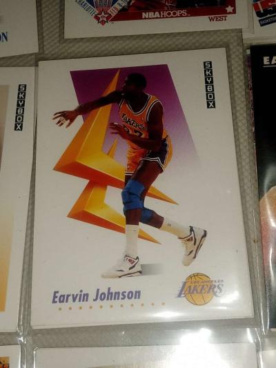 Earvin Magic Johnson card lot - Thumbnail 4