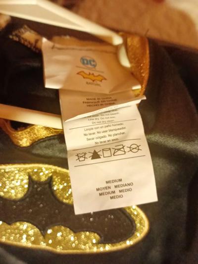 Toddler Girl size medium DC Batman Costume - Thumbnail 4