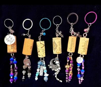 Cork keychains I made - Thumbnail 3