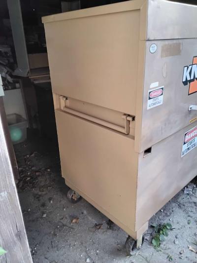 Knaack Gang Box or Job Box HD Caster Wheels OEM Like New - Thumbnail 2