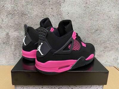 Jordan 4s Pink Thunder Custom - Thumbnail 4