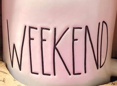 Rae Dunn Weekday Travel Tumbler  Mug Weekend Collectible Box - Thumbnail 4