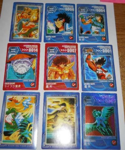 Vintage Caballeros del zodiaco cartas - Thumbnail 4