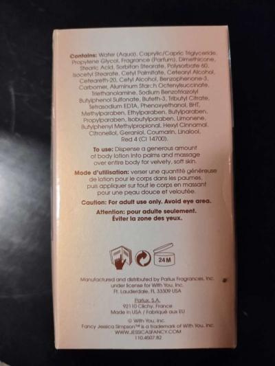 Jessica Simpson Fancy Body Lotion 6fl oz NIB - Thumbnail 2