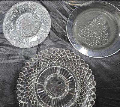 Glass Cookie and Relish serving platters - Thumbnail 2