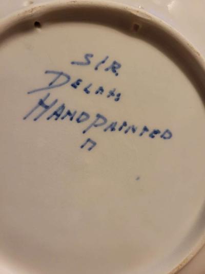 Vintage Blue Hollamd Windmill Mini Plate - Thumbnail 6