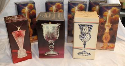 8 New in Box Vintage Avon Candle holders - Thumbnail 3