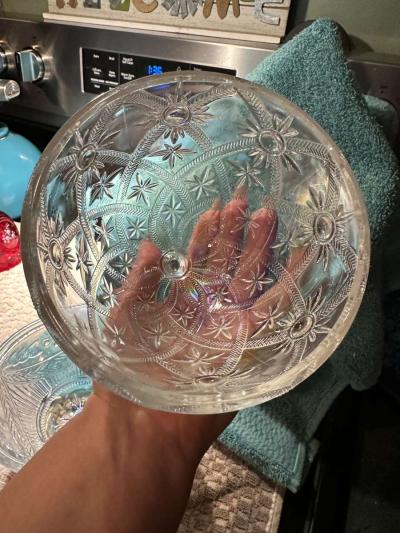 LE Smith glass egg lidded trinket dish - Thumbnail 3