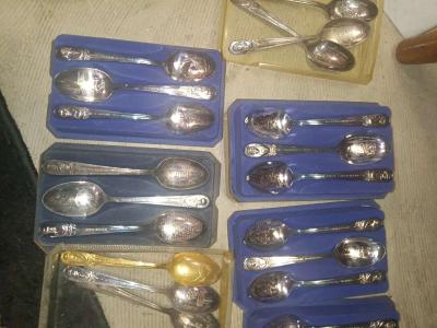 Vintage Silver plated President Spoons - Thumbnail 2
